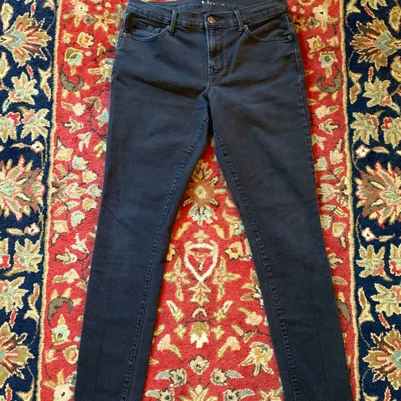 Black Denim Skinny Jeans - Picture 1 of 1